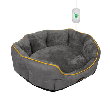PaWz Electric Pet Heater Bed Heated Mat Cat Dog Heat Blanket Removable Cover S PaWz